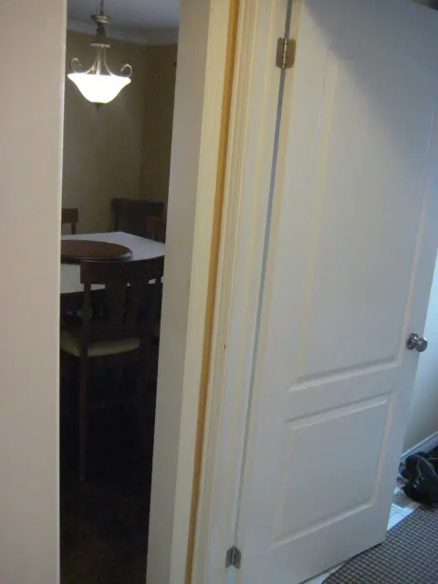doorway to diningroom and old laundry room