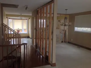 during renovation