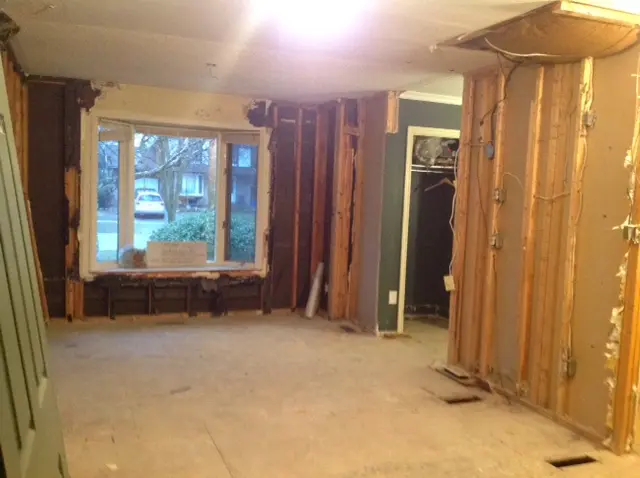 during renovation