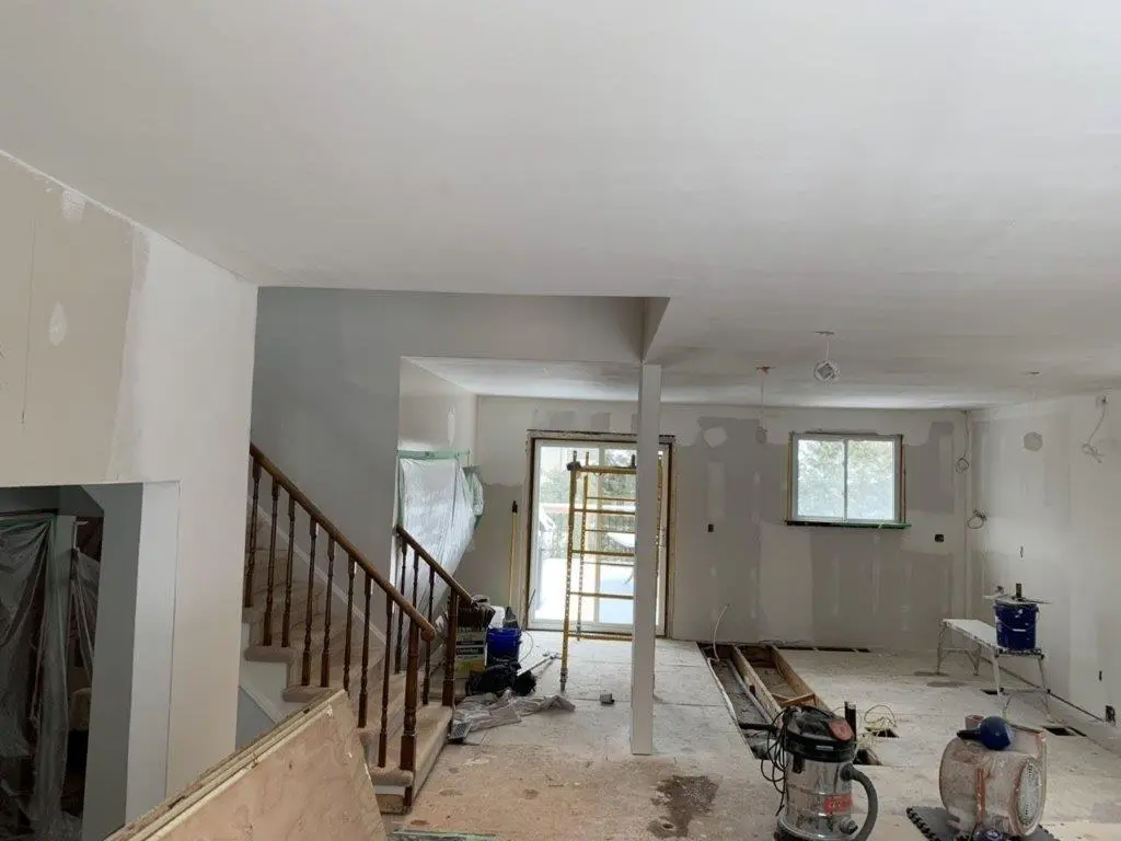 during renovation