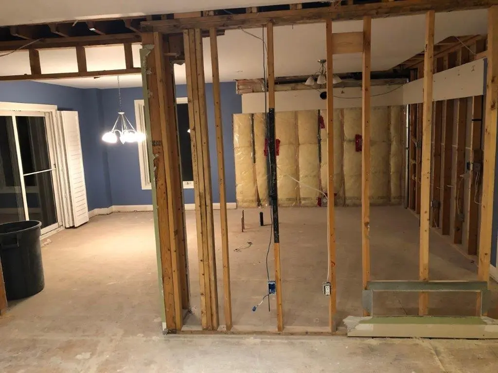 during renovation